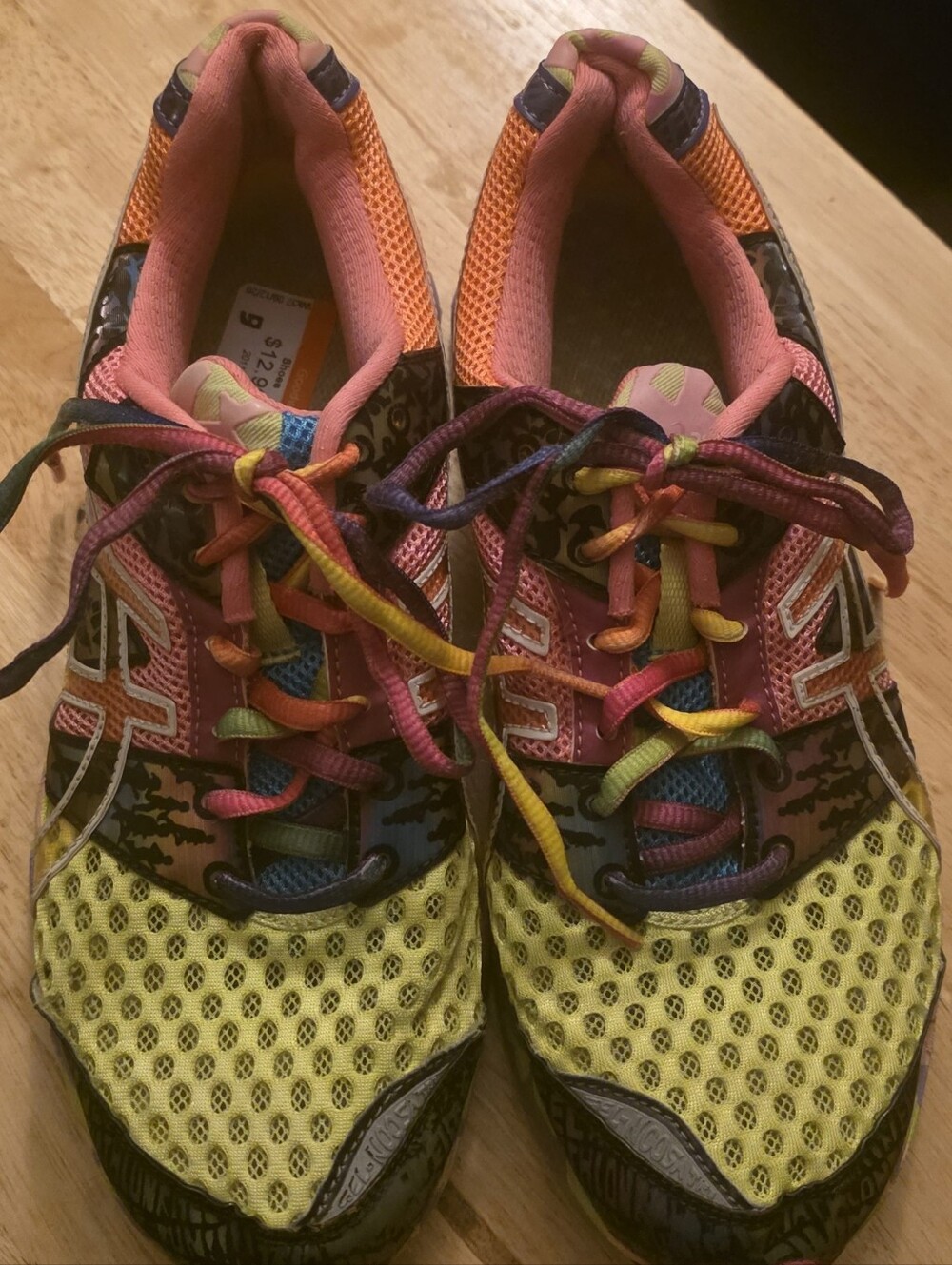ASICS Women’s Multicolor Running Shoes - Yellow/Pink